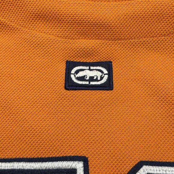 Vtg Ecko Unltd Jersey Shirt Men’s Extra Large Orange Hockey #72 Rhino Skater XL - Picture 15 of 16